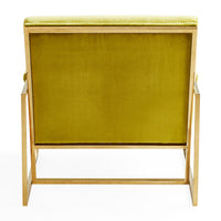 Goldfinger Lounge Chair Duquette Pear - back angle view