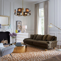Greenwich Sofa - styled view in living room