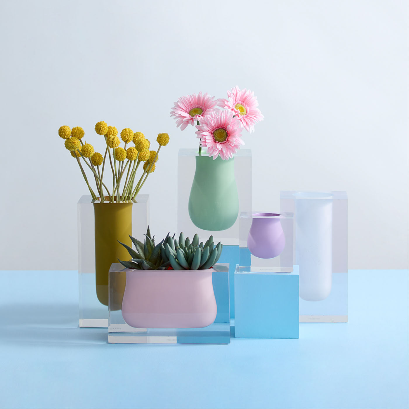 bel air vase collection - styled view