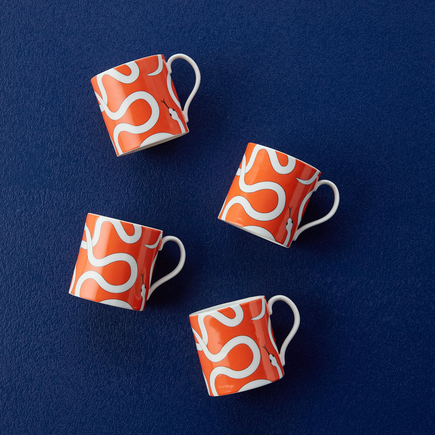 eden mug set porcelain orange with box - holiday view