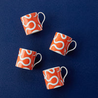 eden mug set porcelain orange with box - holiday view