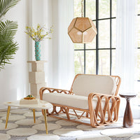 buenos aires drinks table with riviera settee - styled view