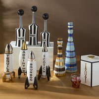 bourbon rocket decanter - holiday shot