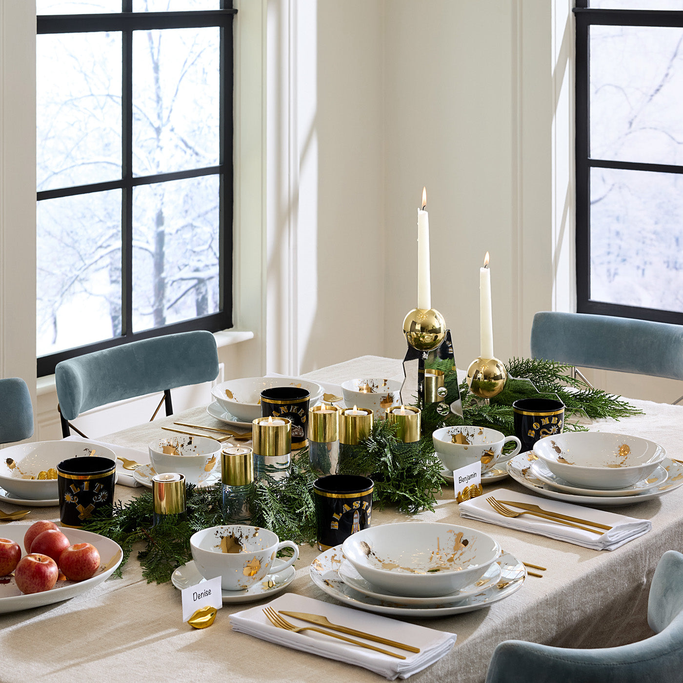 1948 tea set - holiday dinnerware shot