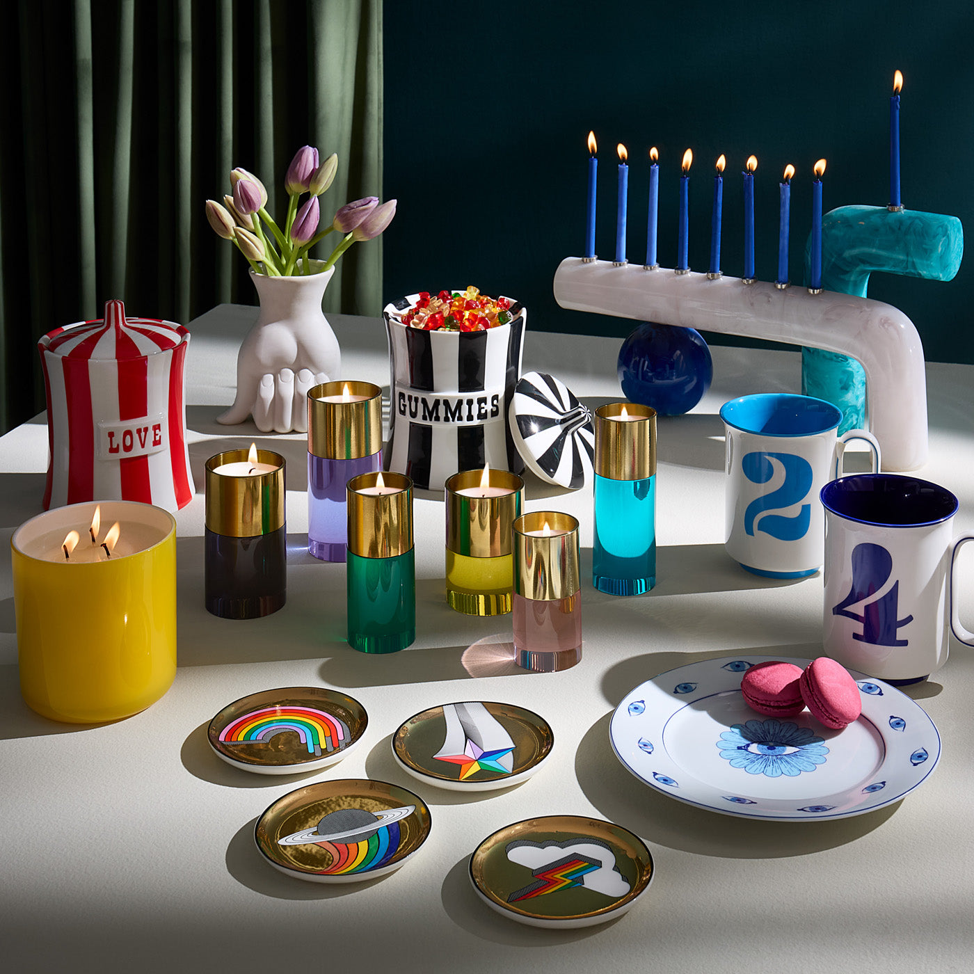 Mustique Menorah holiday gifts