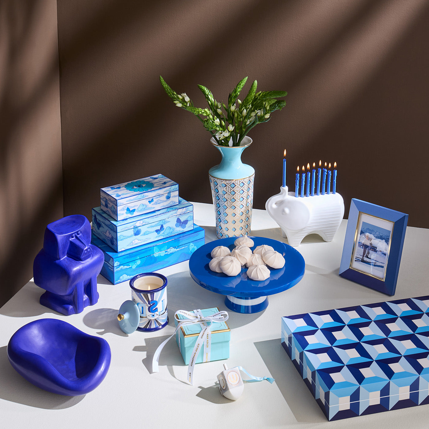 Cobalt Baboon Objet - holiday gifts shot