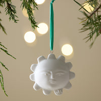 Sun Ornament - styled back view