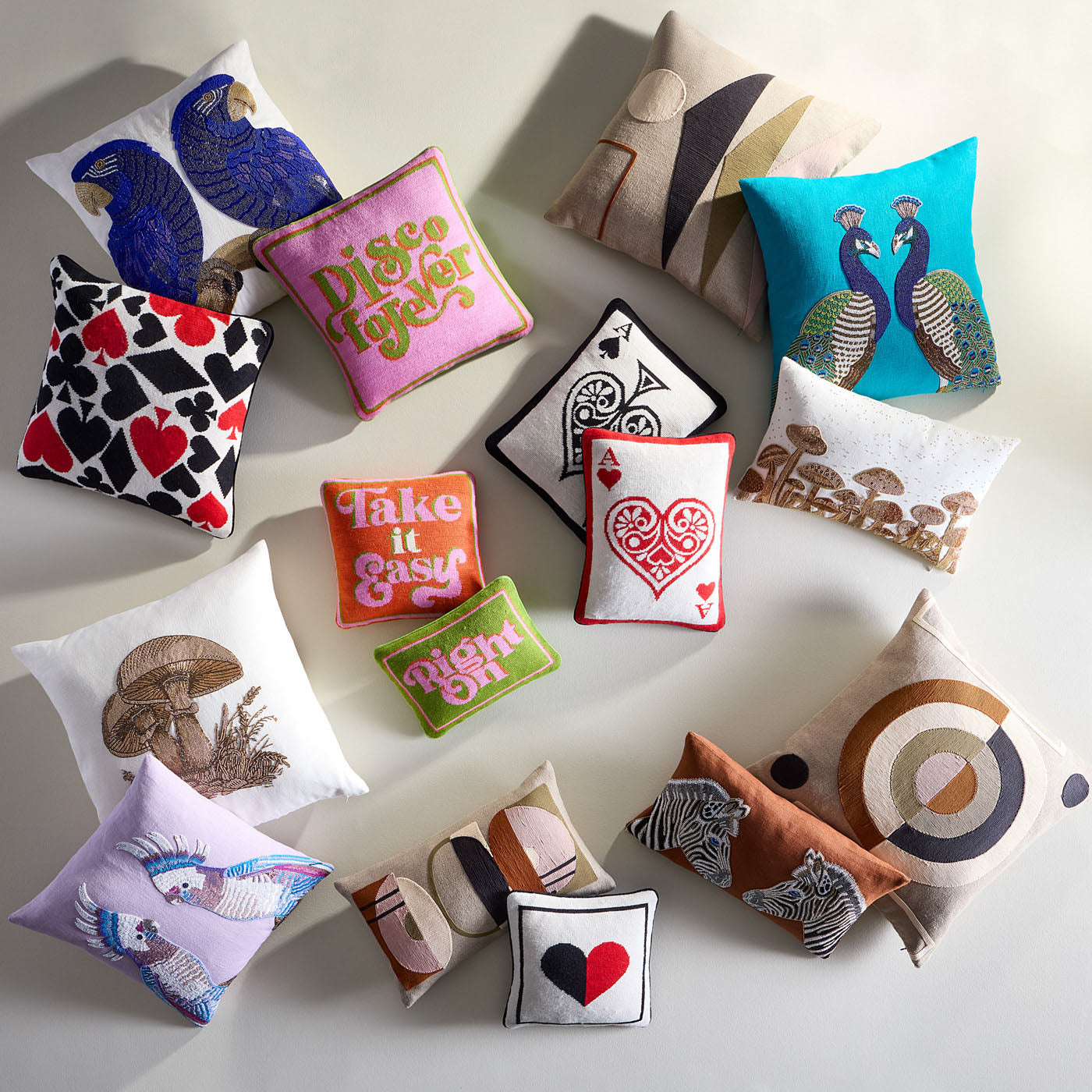 Disco Forever Needlepoint Pillow - collection view