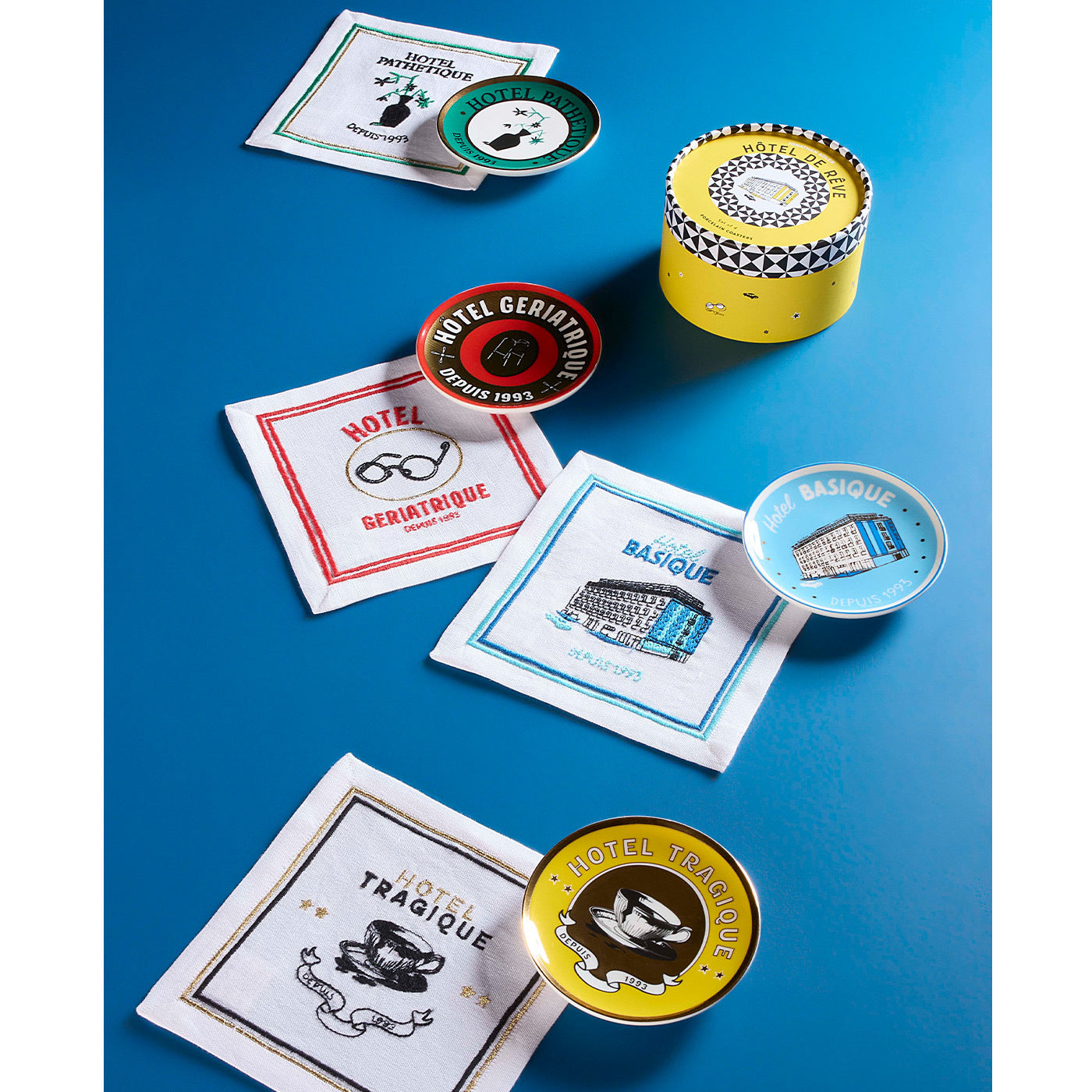 Hôtel De Rêve Cocktail Napkins