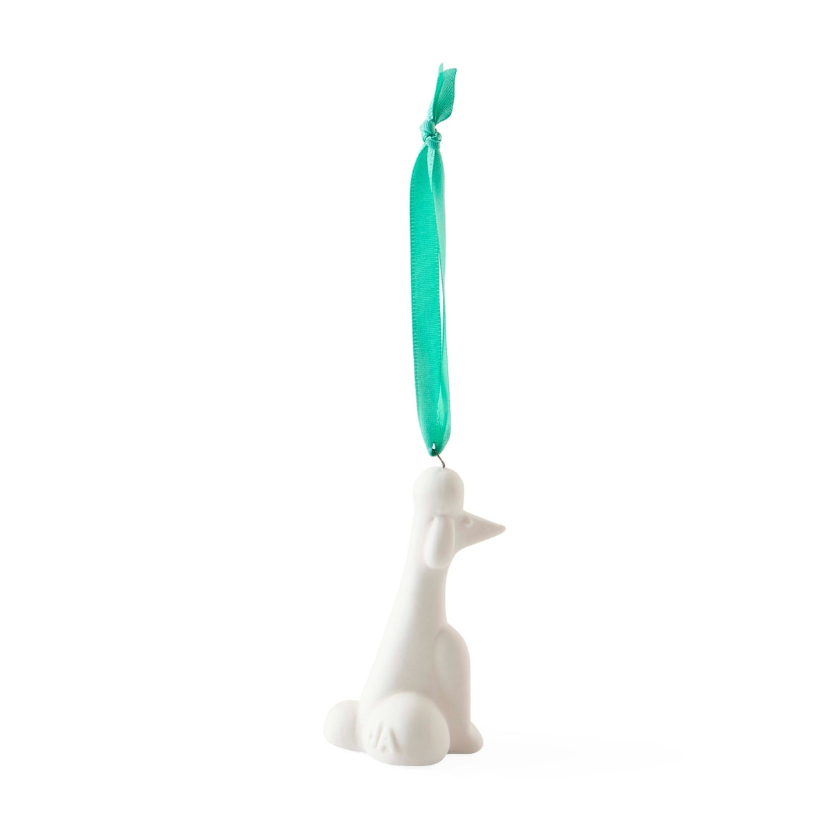 Poodle Ornament - side view