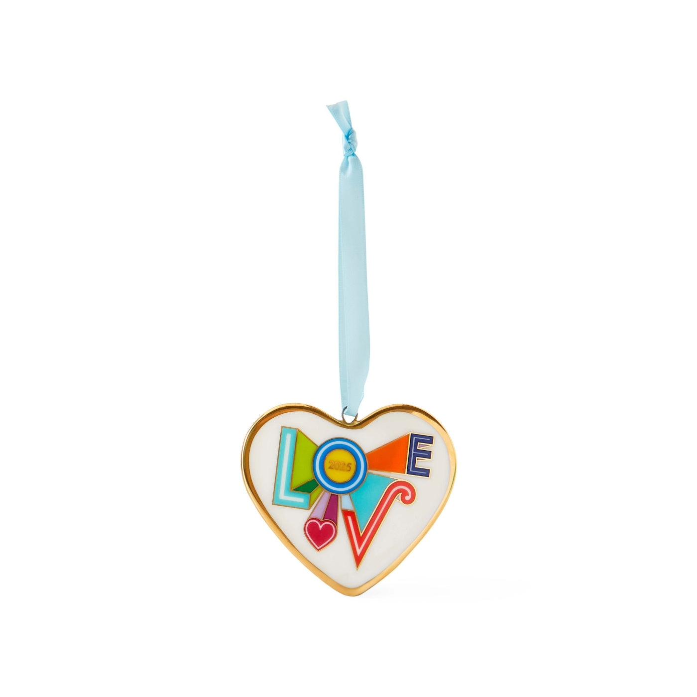 Peace & Love 2025 Ornament - front view