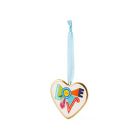 Peace & Love 2025 Ornament - angle view