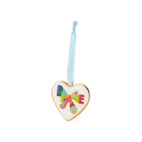 Peace & Love 2025 Ornament - back angle view