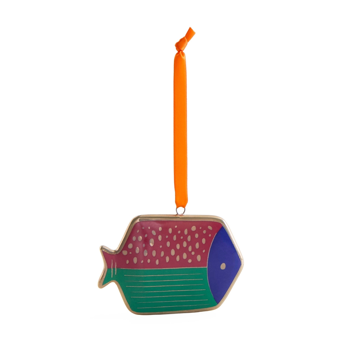 School of Fish Ornament Set - fish 1 front view