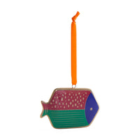 School of Fish Ornament Set - fish 1 front view