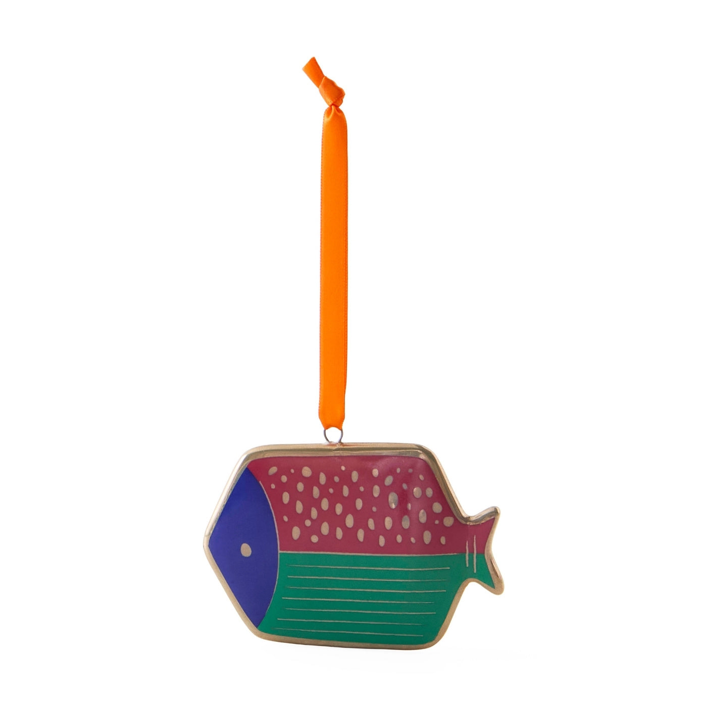 School of Fish Ornament Set - fish 1 back view