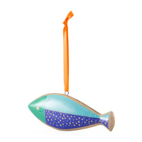 School of Fish Ornament Set - fish 2 back angle view