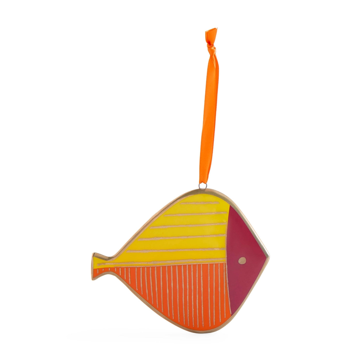 School of Fish Ornament Set - fish 3 front view