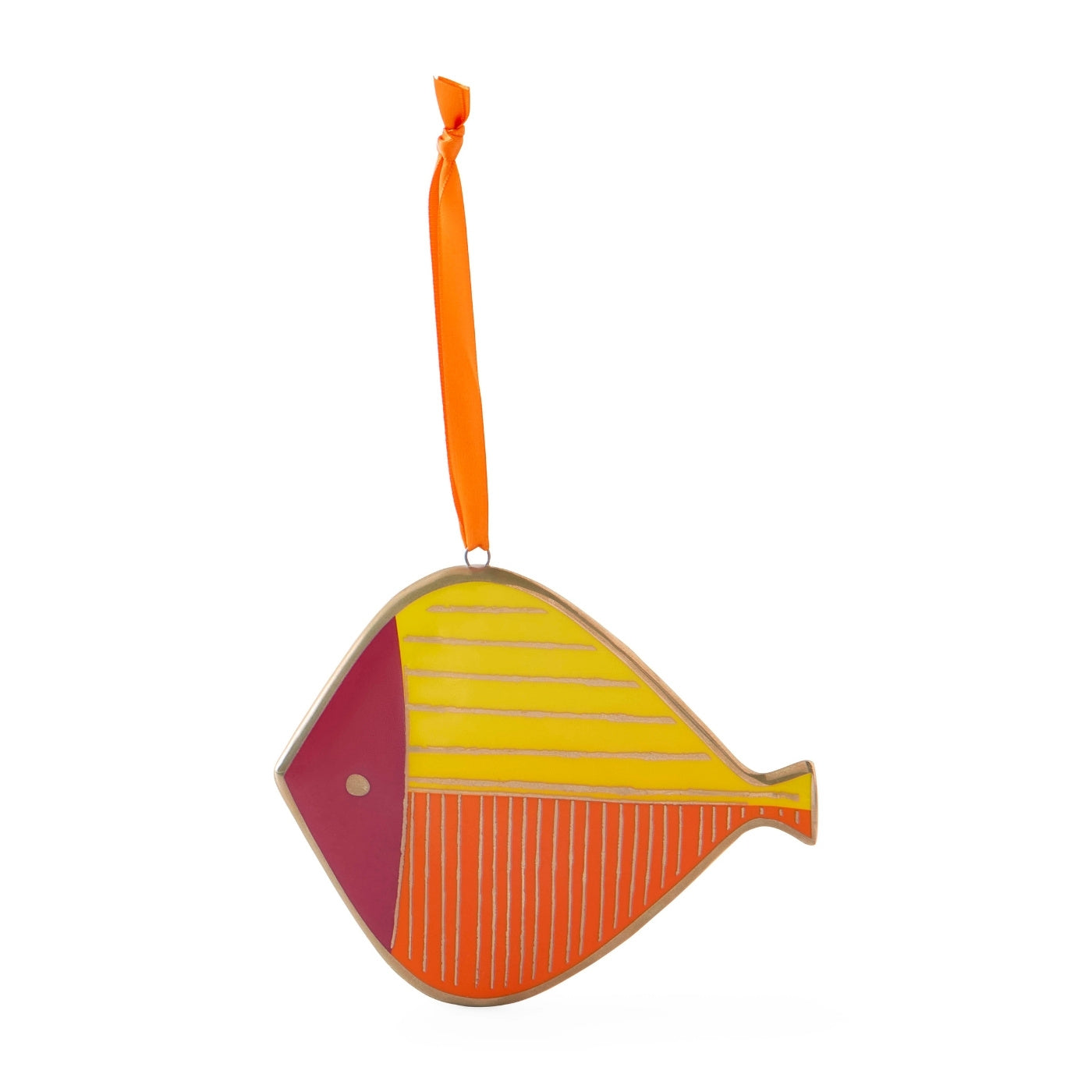 School of Fish Ornament Set - fish 3 back view