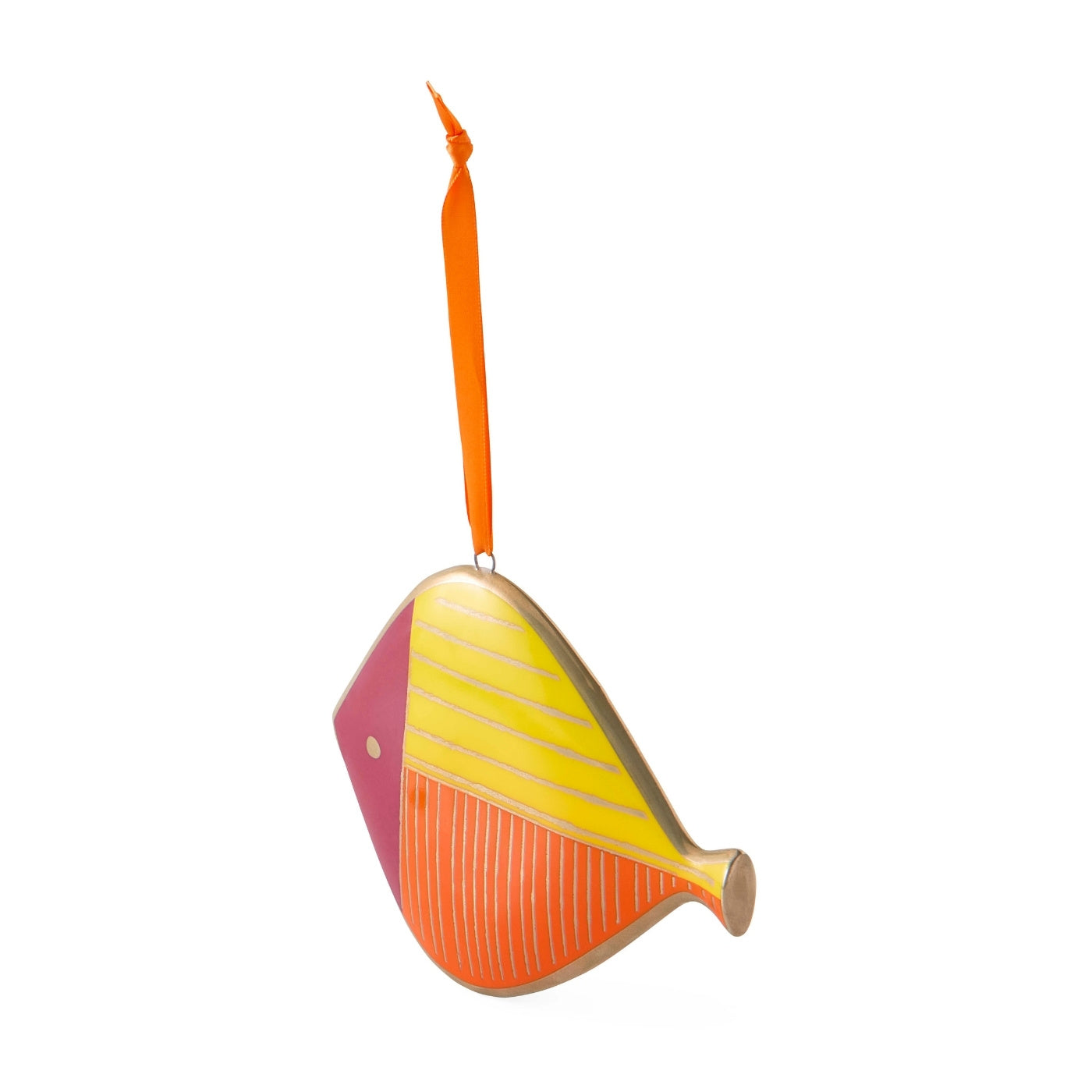 School of Fish Ornament Set - fish 3 back angle view