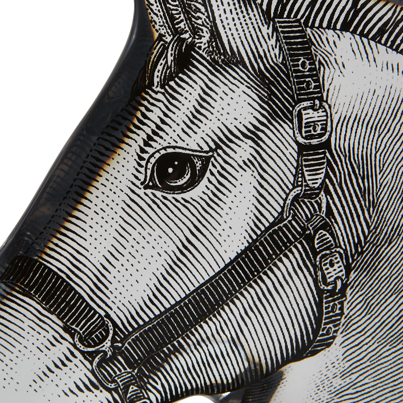 Horse Head Bookends - front view