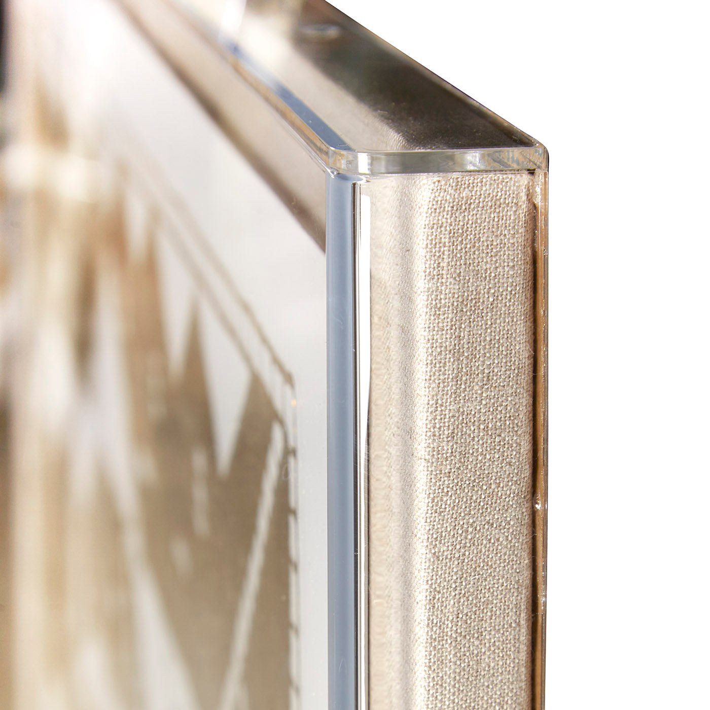 gilded lace print - detail view