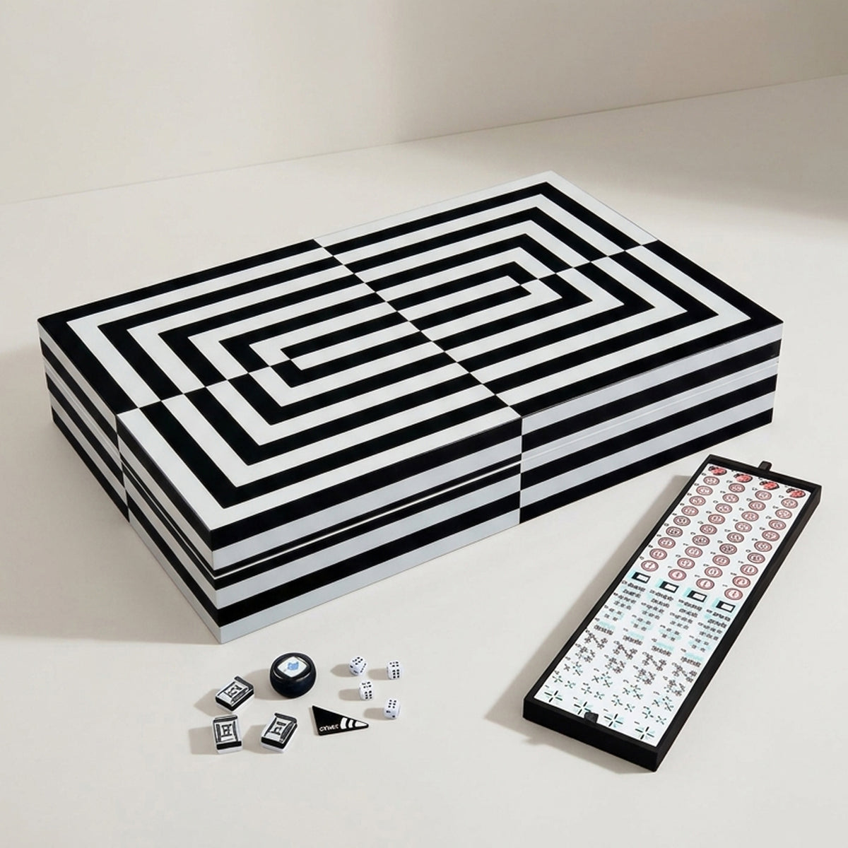 Op Art Mahjong Styled