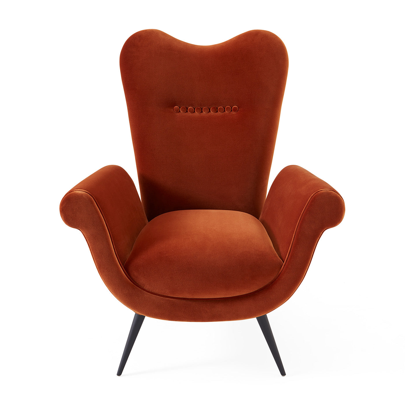 Juliet Arm Chair Varese Cognac - front view
