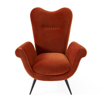 Juliet Arm Chair Varese Cognac - front view