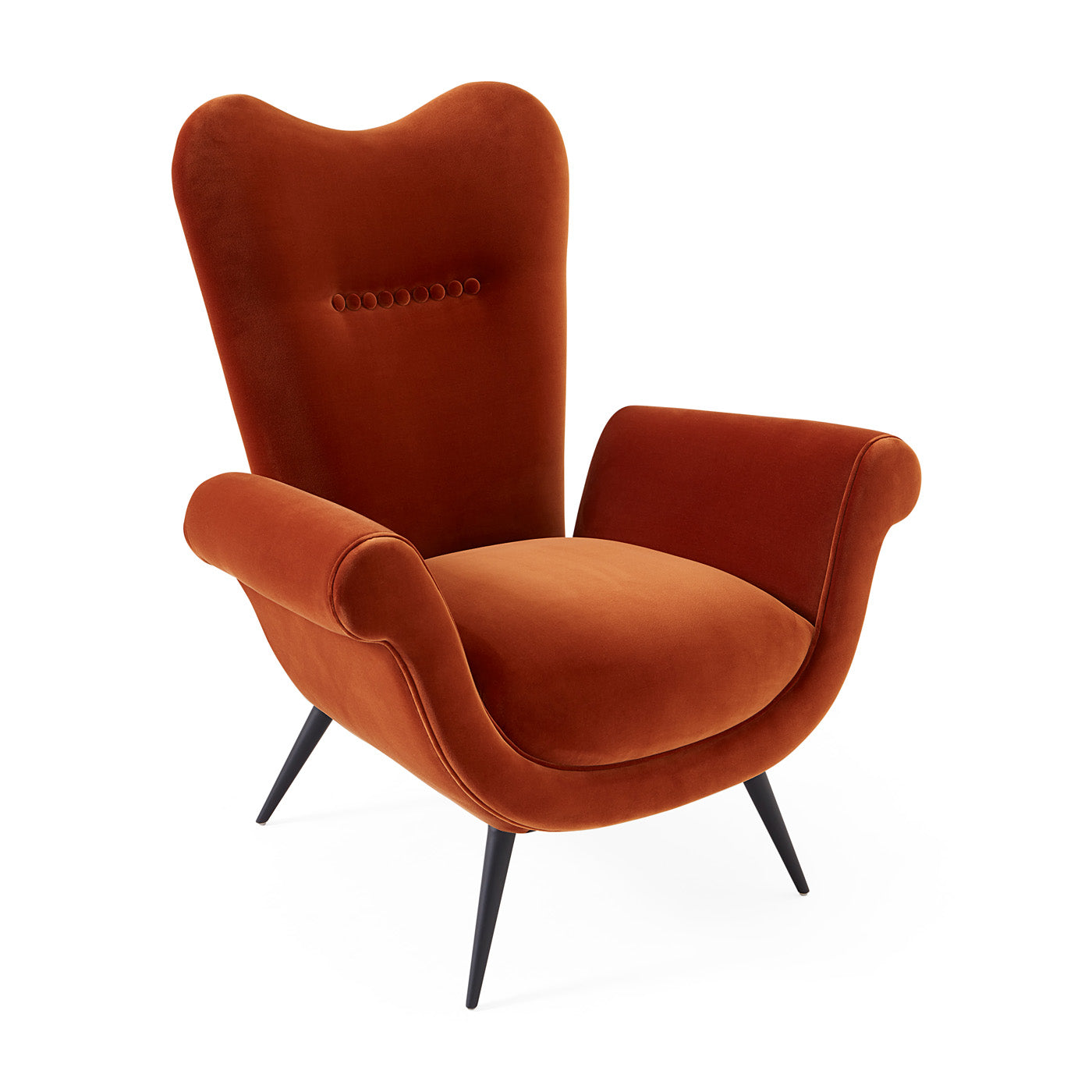 Juliet Arm Chair Varese Cognac - angle view