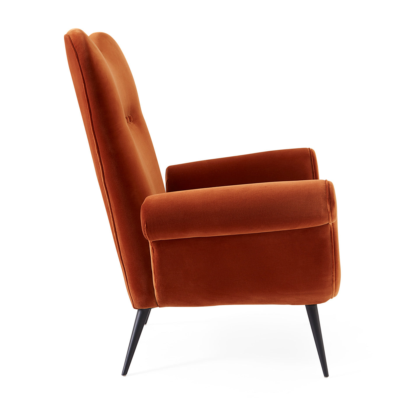 Juliet Arm Chair Varese Cognac - side view