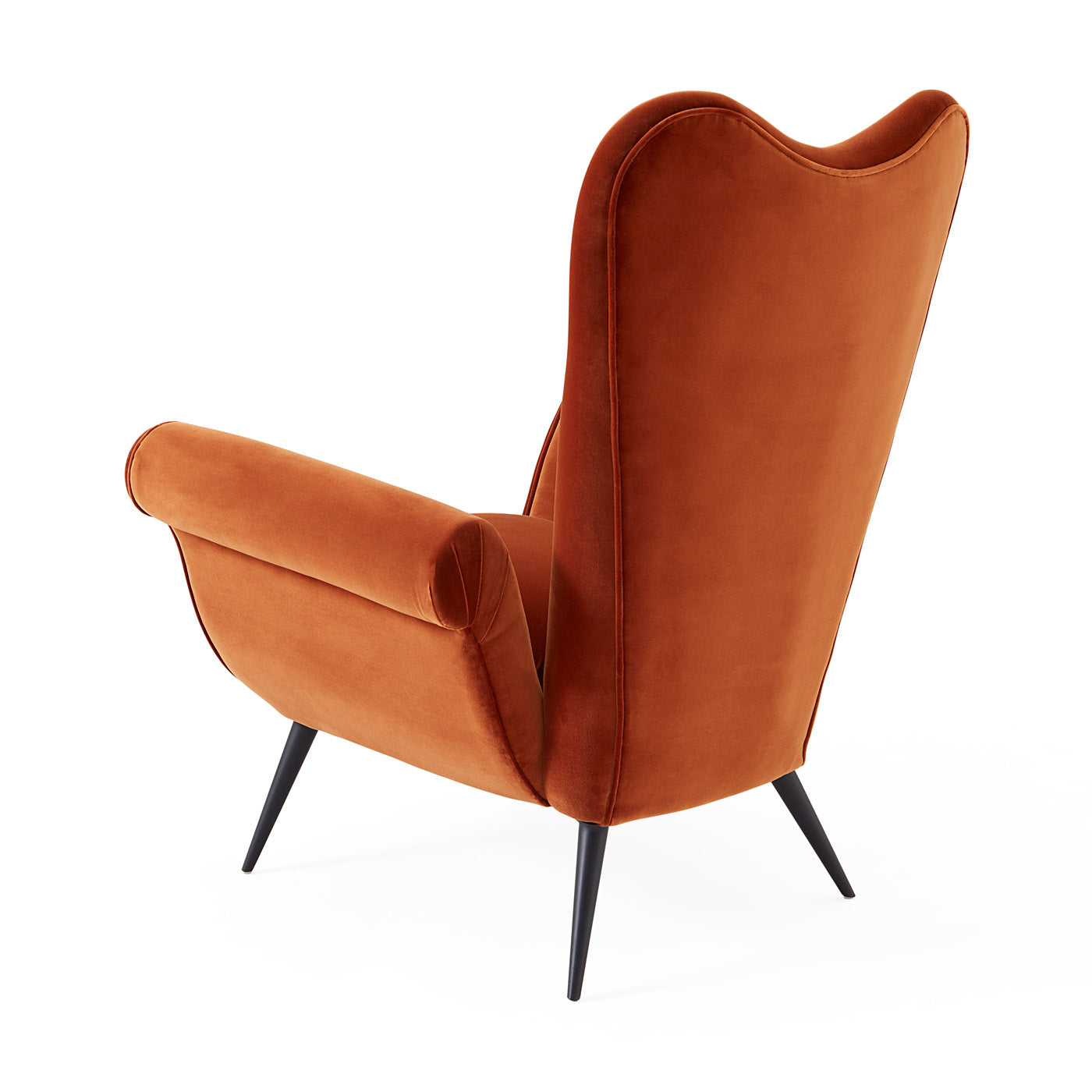 Juliet Arm Chair Varese Cognac - back angle view