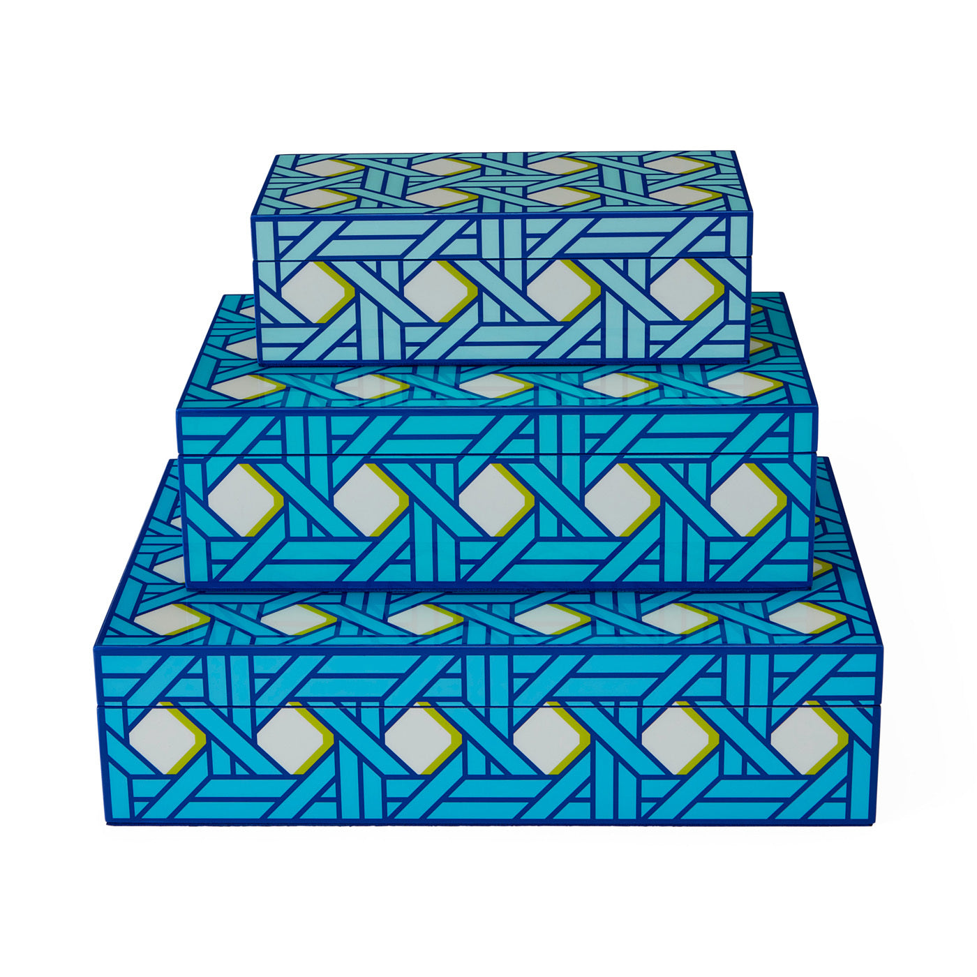 Basketweave Lacquer Box Bundle | Jonathan Adler