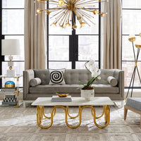 Eden Coil Embroidered Pillow