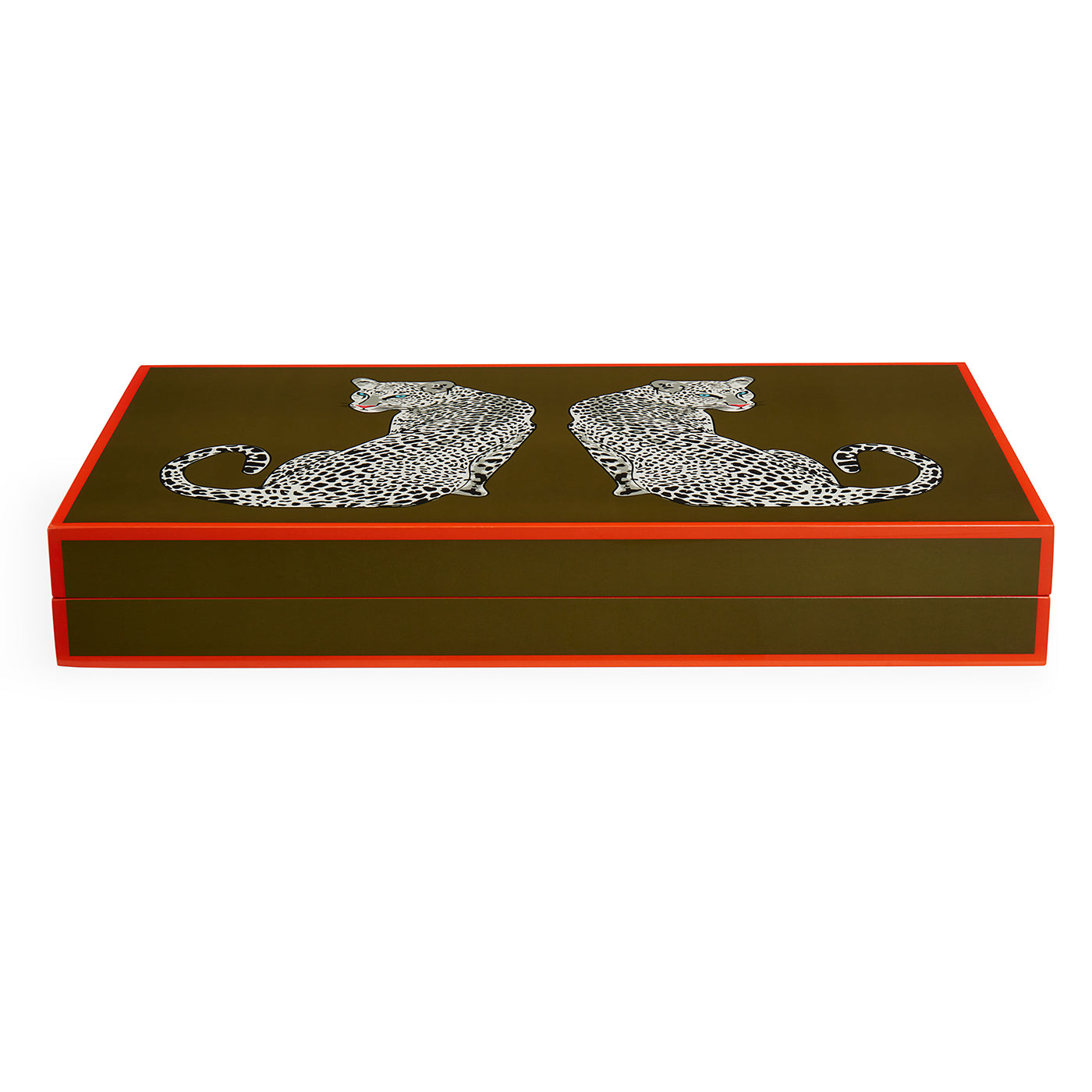 Leopard Backgammon Set - opened view 2