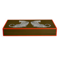 Leopard Backgammon Set - opened view 2