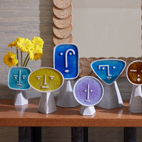 Left side of Les Amis Collection on Table