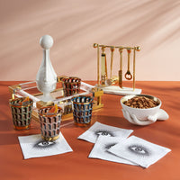 barbell brass bar set with Eve Bowl