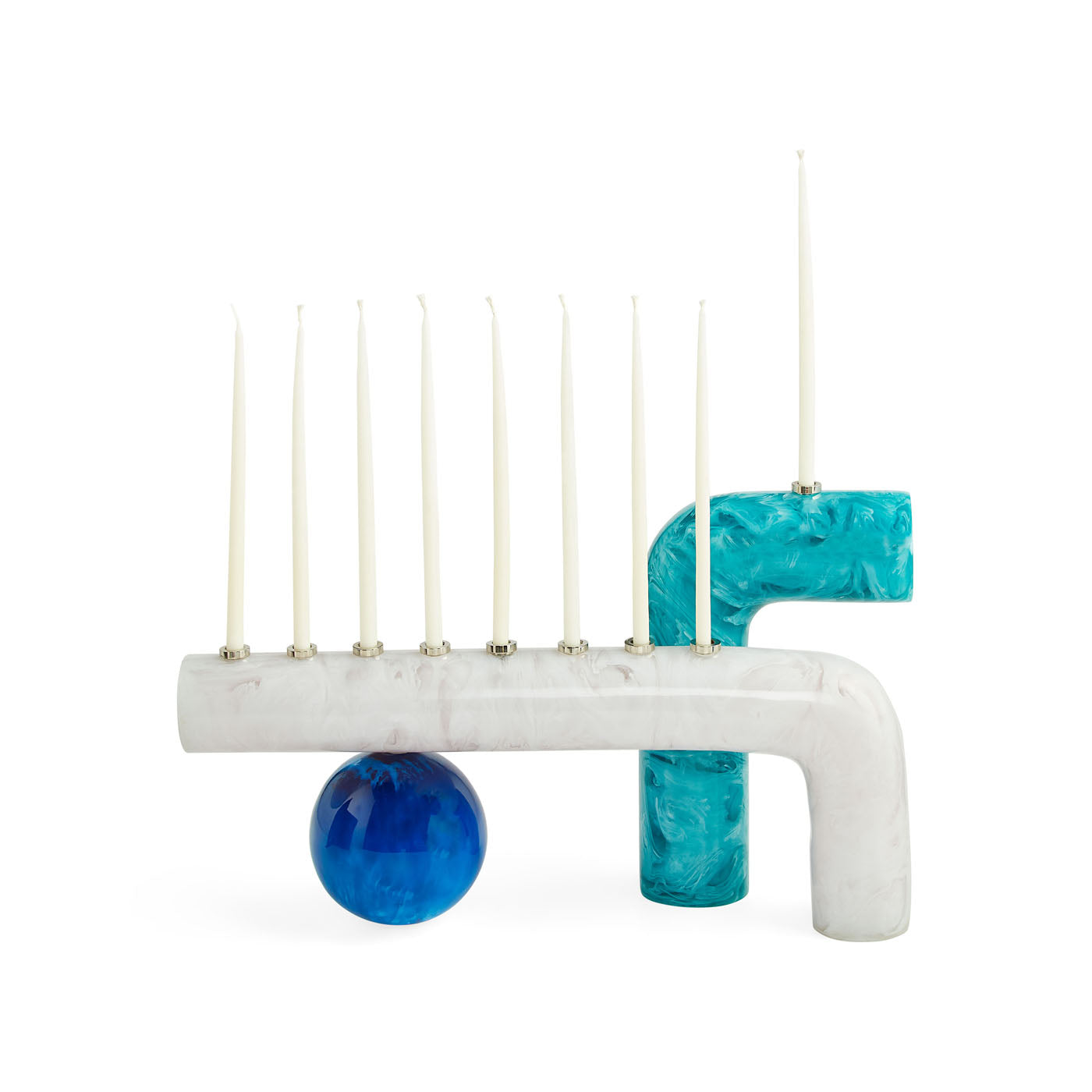 Mustique Menorah - front view