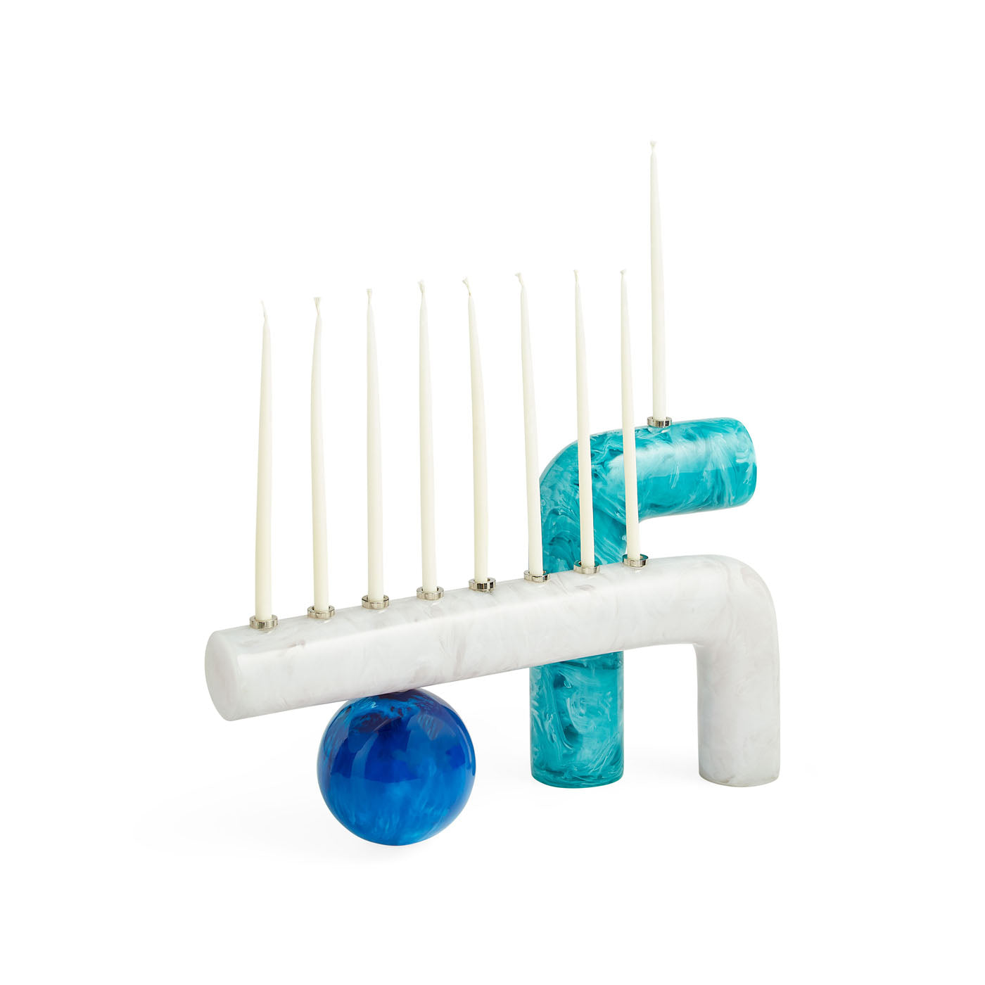 Mustique Menorah - angle view