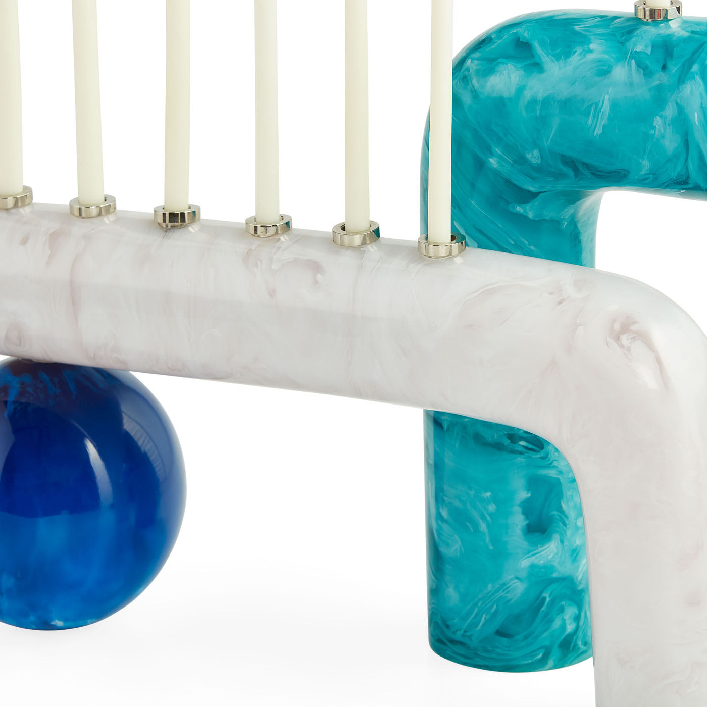 Mustique Menorah - details view