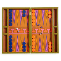 Madrid Backgammon Set - styled view