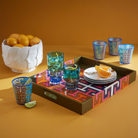 Dora Maar Radial Bowl with Madrid Tray