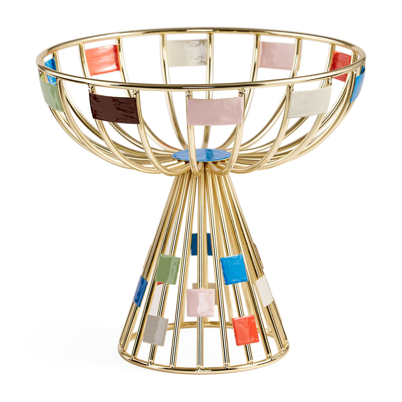 Miami Pedestal Bowl - styled view