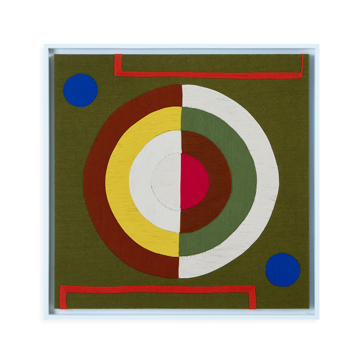 Monterey Bullseye Corded Art - front view