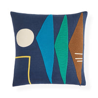 Monterey Triangles Pillow - styled view