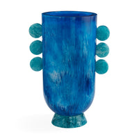 Mustique Disc Urn Vase - styled view
