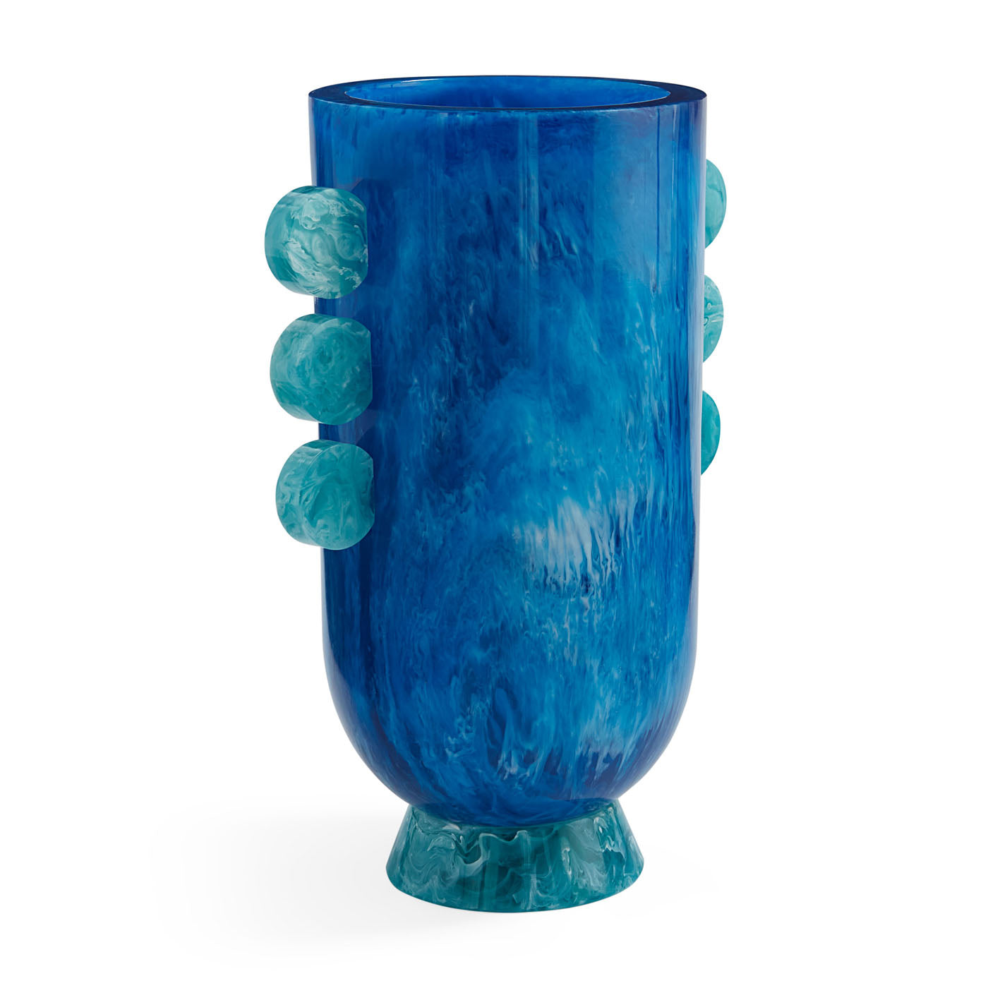 Mustique Disc Urn Vase - details view