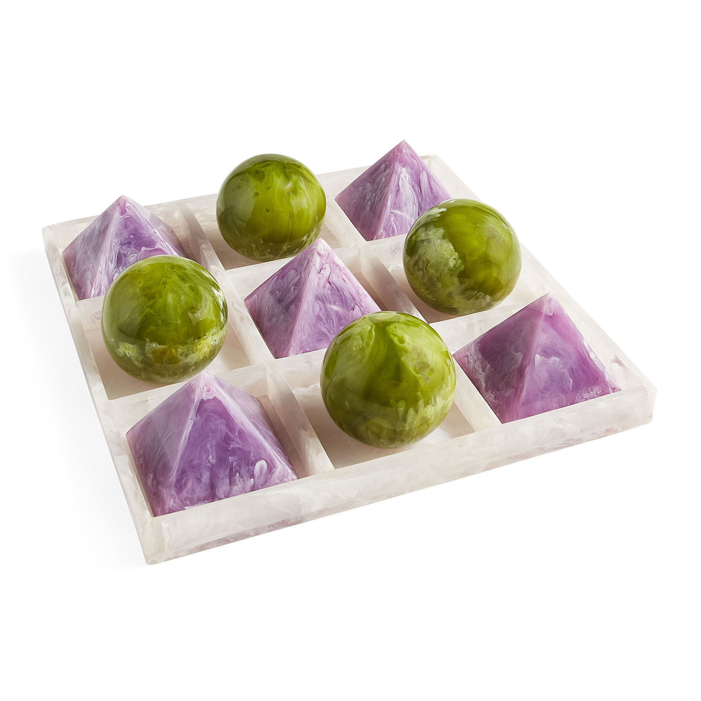Mustique Tic Tac Toe Set - angle view