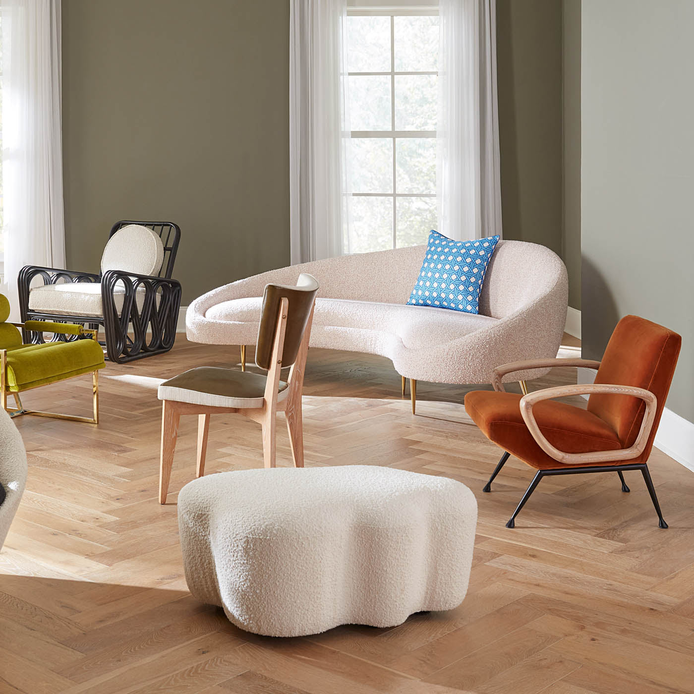 Ether Cloud Ottoman Collection shot